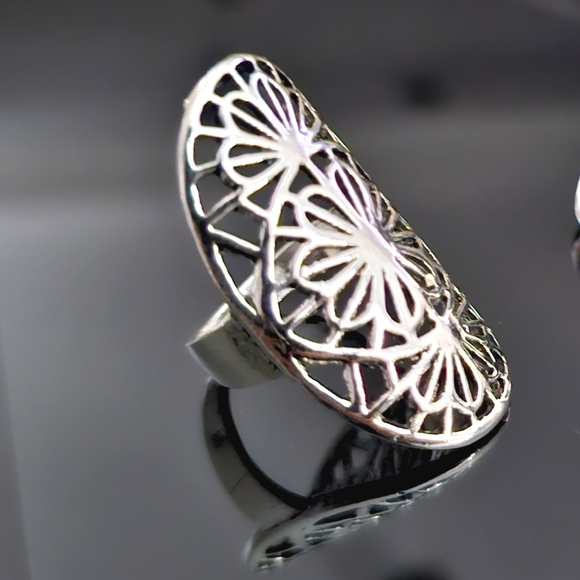 Jewelry | Fabulous Impressive Big Boho Retro Vintage Style Silver ...